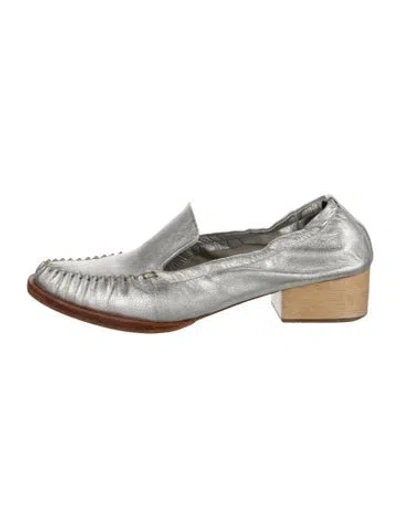 Pre-owned Rachel Comey Leather Pumps In Silver