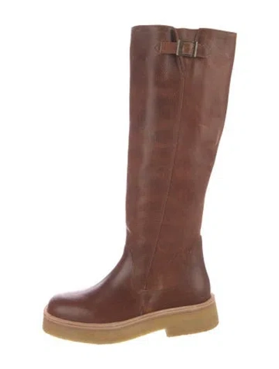 Pre-owned Rachel Comey Leather Riding Boots In Brown