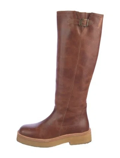 Pre-owned Rachel Comey Leather Riding Boots In Brown