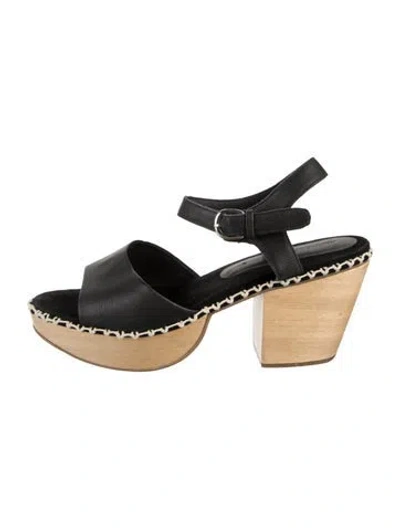 Pre-owned Rachel Comey Leather Sandals In Black/neutrals