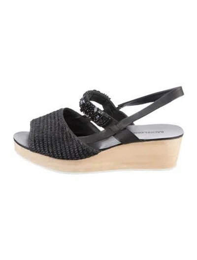 Pre-owned Rachel Comey Leather Sandals In Blue