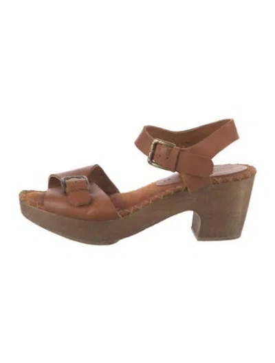 Pre-owned Rachel Comey Leather Sandals In Brown