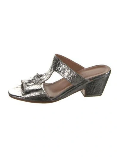 Pre-owned Rachel Comey Leather Sandals In Gold/metallic