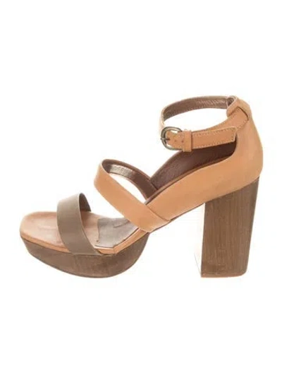 Pre-owned Rachel Comey Leather Sandals In Neutrals