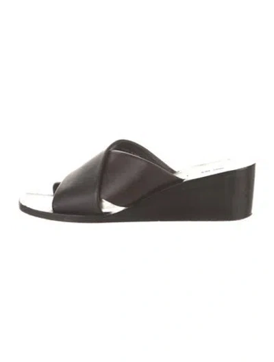 Pre-owned Rachel Comey Leather Slides In Brown