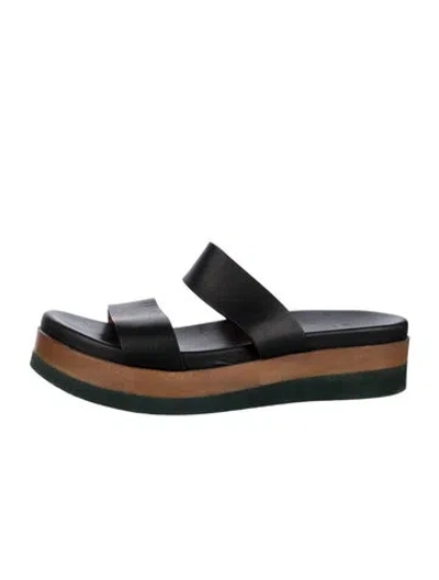 Pre-owned Rachel Comey Leather Slides In Green