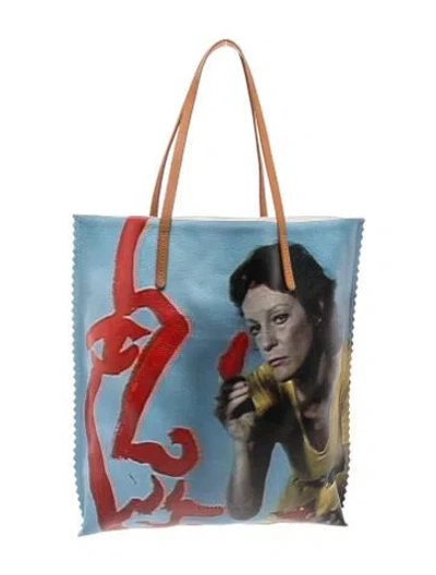 Pre-owned Rachel Comey Leather Tote In Blue
