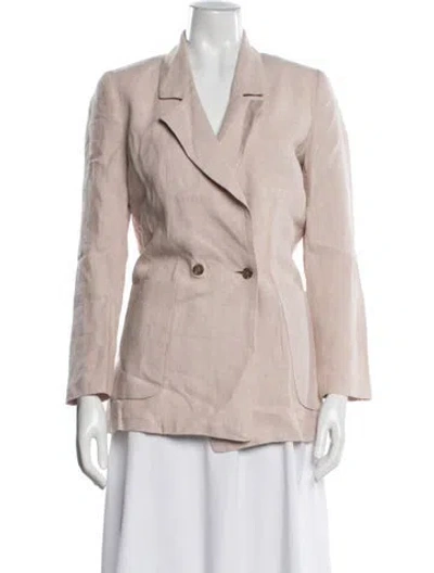 Pre-owned Rachel Comey Linen Blazer In Neutral