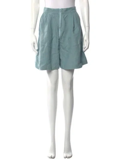 Pre-owned Rachel Comey Linen Knee-length Shorts In Blue