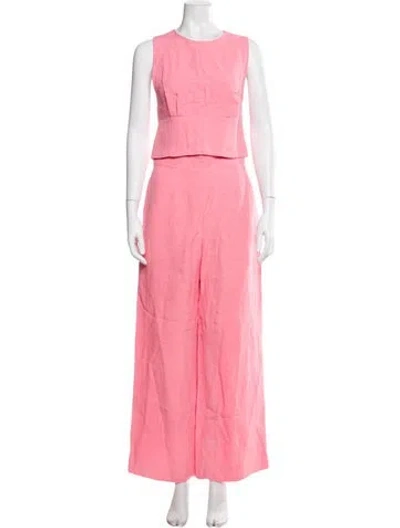 Pre-owned Rachel Comey Linen Pant Set In Pink
