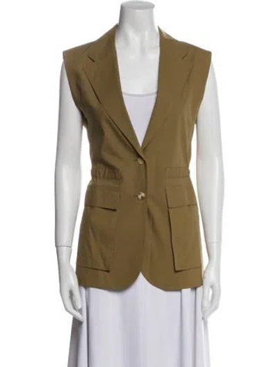 Pre-owned Rachel Comey Linen Vest In Neutral
