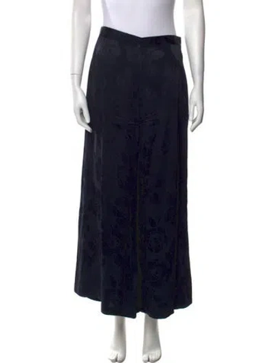 Pre-owned Rachel Comey Linen Wide Leg Pants In Blue