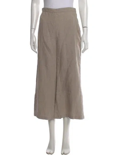 Pre-owned Rachel Comey Linen Wide Leg Pants In Neutral