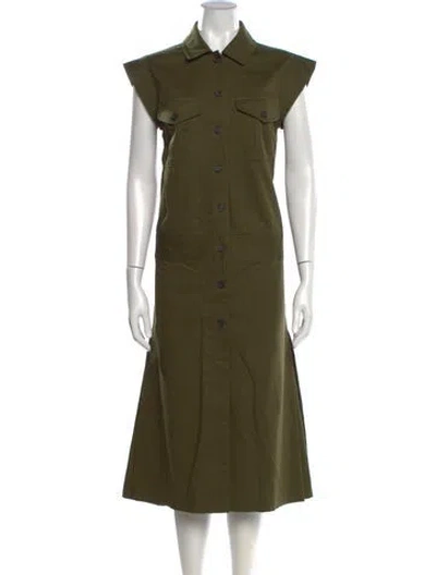 Pre-owned Rachel Comey Long Dress In Green