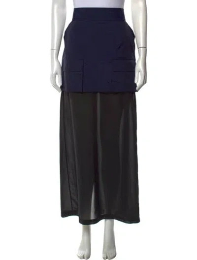Pre-owned Rachel Comey Long Skirt In Blue