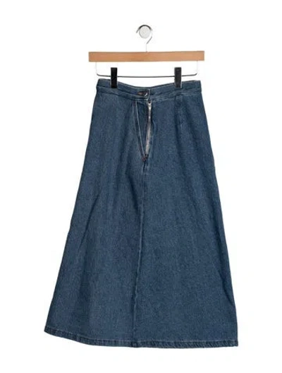 Pre-owned Rachel Comey Long Skirt In Blue
