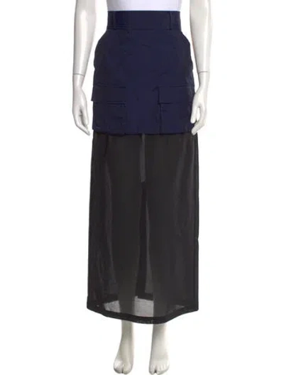 Pre-owned Rachel Comey Long Skirt W/ Tags In Blue