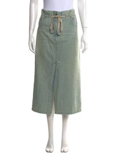 Pre-owned Rachel Comey Long Skirt W/ Tags In Blue