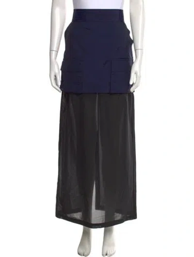 Pre-owned Rachel Comey Long Skirt W/ Tags In Blue