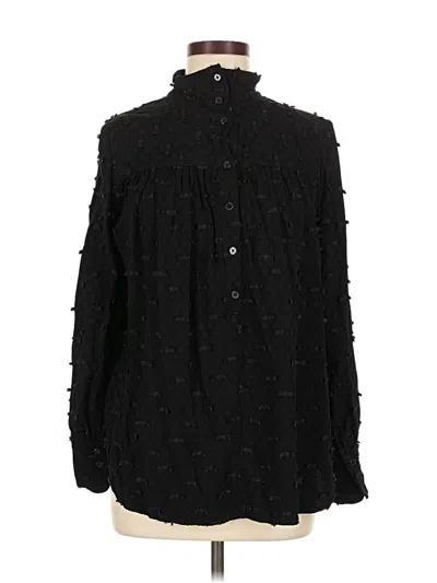 Pre-owned Rachel Comey Long Sleeve Blouse In Black
