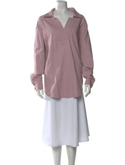 Pre-owned Rachel Comey Long Sleeve Top In Purple