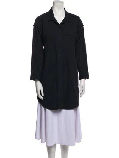 Pre-owned Rachel Comey Long Sleeve Tunic In Black