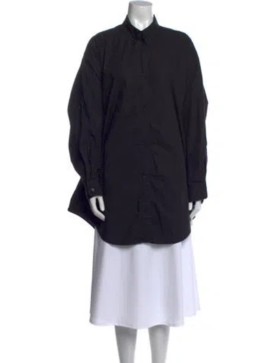 Pre-owned Rachel Comey Long Sleeve Tunic In Black