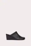 Rachel Comey Low Bully Wedge Sandal In Black In Black
