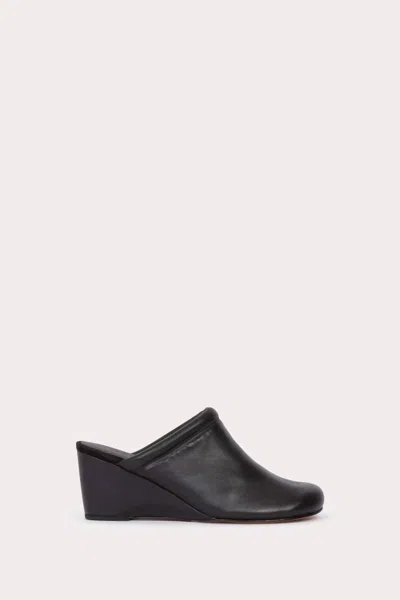 Rachel Comey Low Bully Wedge Sandal In Black
