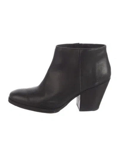 Pre-owned Rachel Comey Mars Leather Boots In Black