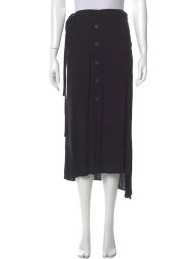 Pre-owned Rachel Comey Midi Length Skirt In Black