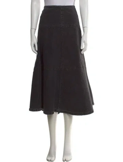 Pre-owned Rachel Comey Midi Length Skirt In Black