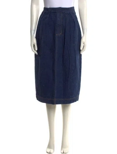 Pre-owned Rachel Comey Midi Length Skirt In Blue