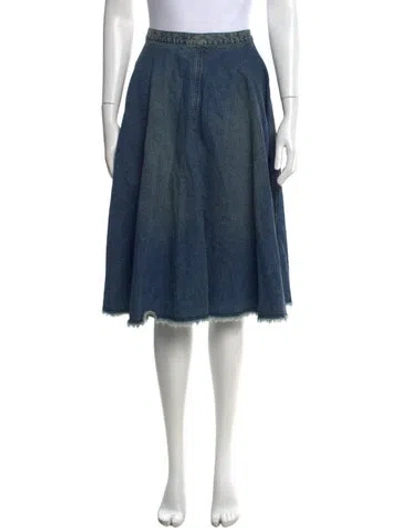 Pre-owned Rachel Comey Midi Length Skirt In Blue