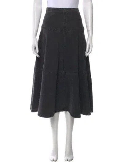 Pre-owned Rachel Comey Midi Length Skirt In Gray