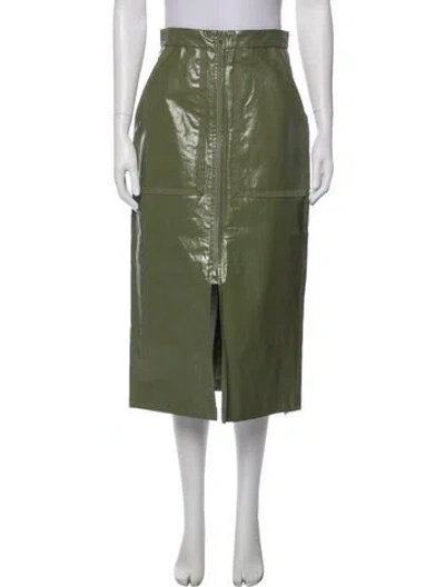 Pre-owned Rachel Comey Midi Length Skirt In Green