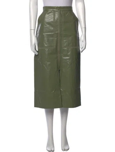 Pre-owned Rachel Comey Midi Length Skirt In Green