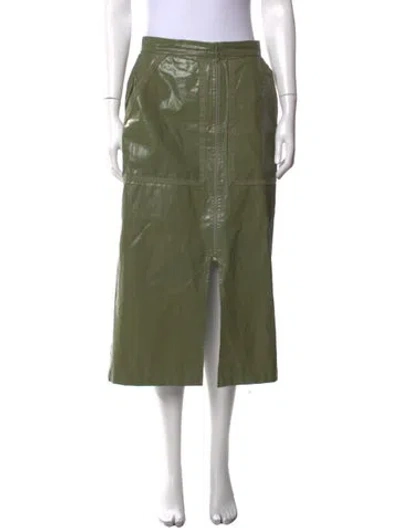 Pre-owned Rachel Comey Midi Length Skirt In Green