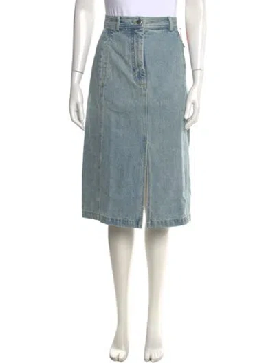 Pre-owned Rachel Comey Midi Length Skirt W/ Tags In Blue