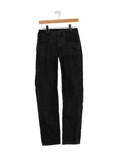 Pre-owned Rachel Comey Mid-rise Straight Leg Jeans In Black