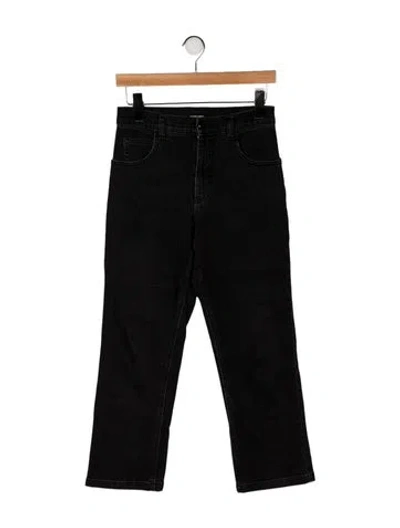 Pre-owned Rachel Comey Mid-rise Straight Leg Jeans In Black