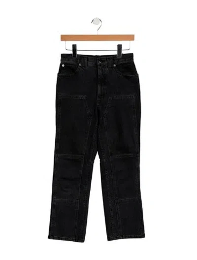 Pre-owned Rachel Comey Mid-rise Straight Leg Jeans In Black