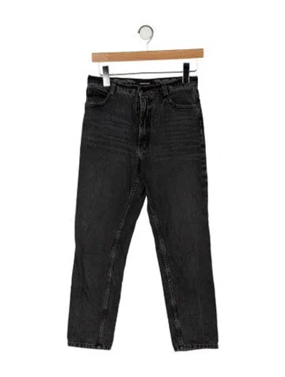 Pre-owned Rachel Comey Mid-rise Straight Leg Jeans In Black