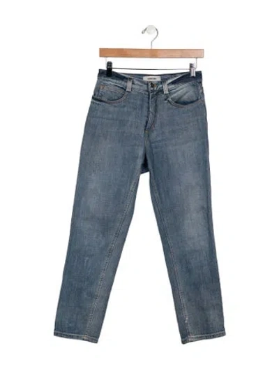 Pre-owned Rachel Comey Mid-rise Straight Leg Jeans In Blue