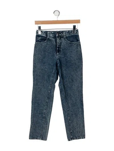 Pre-owned Rachel Comey Mid-rise Straight Leg Jeans In Blue