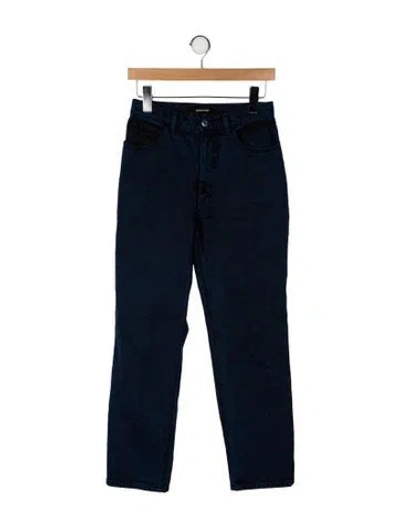 Pre-owned Rachel Comey Mid-rise Straight Leg Jeans In Blue