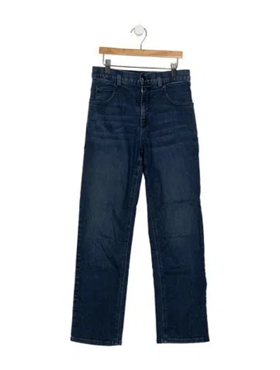 Pre-owned Rachel Comey Mid-rise Straight Leg Jeans In Blue