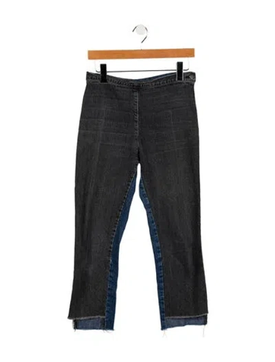 Pre-owned Rachel Comey Mid-rise Straight Leg Jeans In Gray