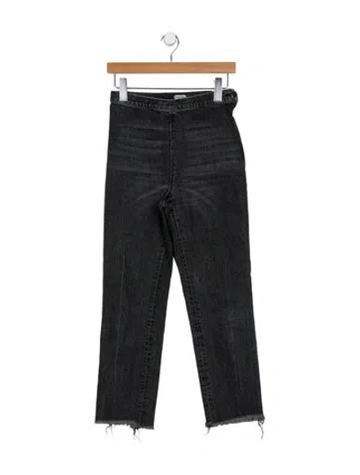 Pre-owned Rachel Comey Mid-rise Straight Leg Jeans In Gray