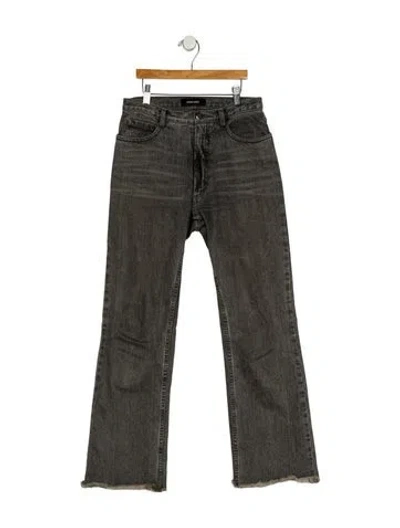 Pre-owned Rachel Comey Mid-rise Wide Leg Jeans In Black